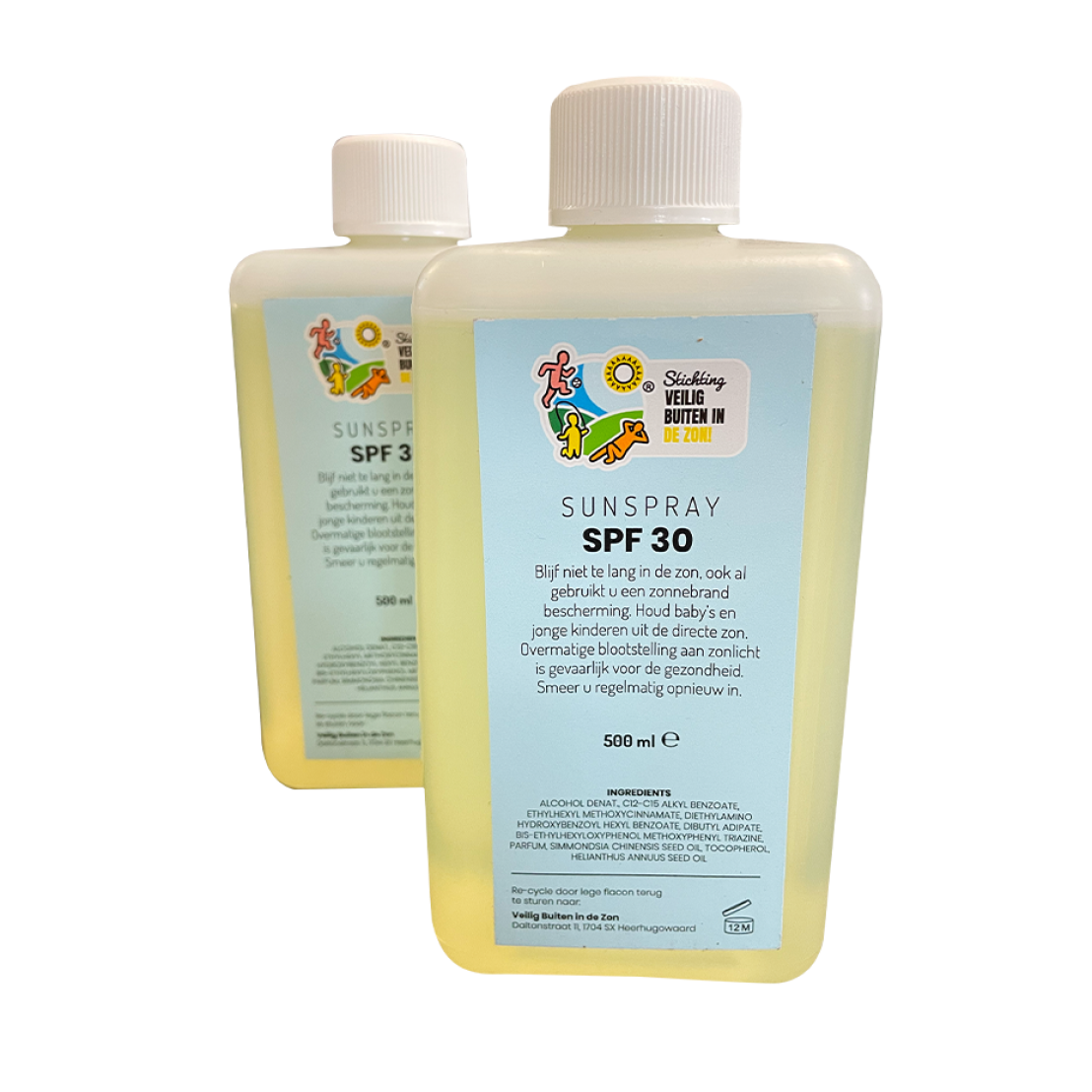 Refill dispenser 1 litre sunscreen liquid Dutch Suncare Innovators